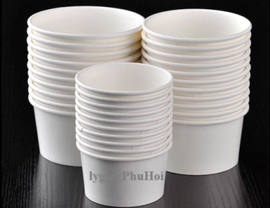 Tô Giấy Trắng 4.5oz (135ml)